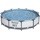BESTWAY Steel Pro Max Frame Pool Set 366 x 76 cm lichtgrau inkl. Filterpumpe