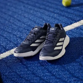 adidas Courtquick Herren Weite E Dark Blue/Silver Metallic/Cloud White 45 1/3