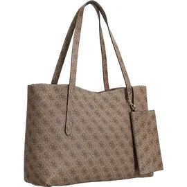 GUESS Brenton Tote latte Logo -