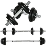 2 in 1 Hantelnset 20 KG Dumbbell Krafttraining und Gewichtheben für Zuhause