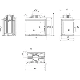 Kratki SIMPLE Gusseisen Schwarz