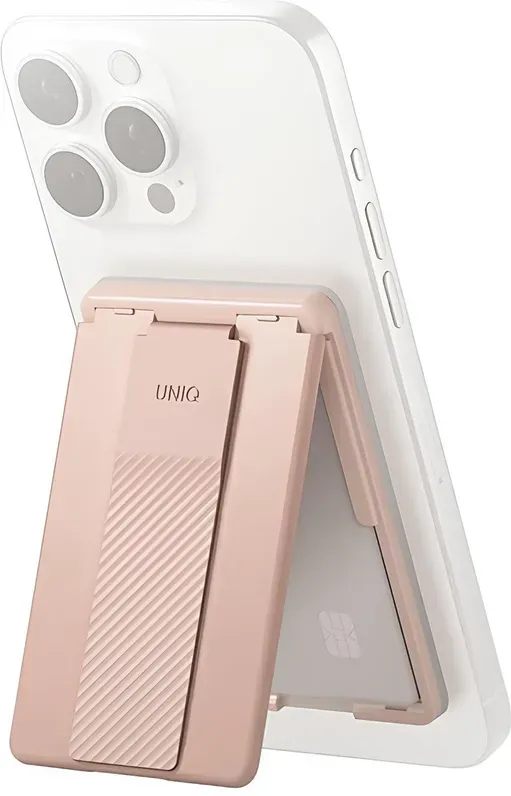 Uniq Heldro ID Magnetische Geldbörse mit Halter und Riemen – Rosa