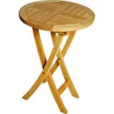 Zebra Technologies Zebra Poker Klapptisch 50cm, Teak, Braun (AR2311-S)