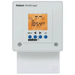 1St. Theben 6350100 Digital-Zeitschaltuhr mit Stecksockel 1 Kanal, 7 T, Ferien, ...