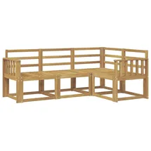 vidaXL Outdoor-Sofagarnitur 4-tlg. Weiß