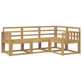 vidaXL Outdoor-Sofagarnitur 4-tlg. Weiß