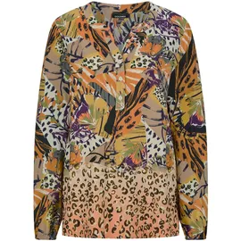 GOLDNER Elegante Printbluse Gelb 20