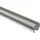 Interdeco GARDINENSTANGE INNENLAUF Sonette Sitra 400 cm (geteilt in 2 x 200 cm), 1-läufig, 20 mm Ø Edelstahl-Optik