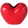 Boltze Vase HEART - rot - orange