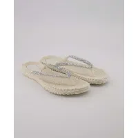 Ilse Jacobsen Cheerful03G Pantolette Obermaterial: Sonstiges Material beige|braun 36 EU