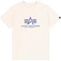 Alpha Industries Basic T-Shirt Vint. White/Night Purple L