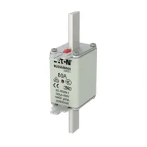 Eaton Power Quality Eaton 80NHG02B NH-Sicherung mit mechanischer Sicherungsanzeige Sicherungsgröße = D02 80A 500V 3St.