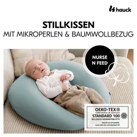 hauck Stillkissen Nurse N Feed 140 cm Eukalyptus Blau/Petrol