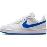 Nike Court Borough Low Recraft (GS) Trainingsschuh, White/Hyper Royal, 40