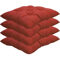 Nyvi Stuhlkissen Genua 38x38 cm 4er Pack Sitzkissen mit