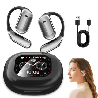 Übersetzer Kopfhörer, KI Übersetzer Kopfhörer mit APP, Übersetzungskopfhörer 144 Sprachen, AI Kopfhörer mit Echtzeit Übersetzung, Translator Earbuds, Smart Buds AI Übersetzer für Reisen und Business