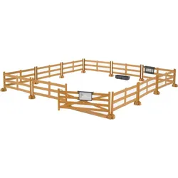 Bruder, Weidezaun 62604, Bworld, braun, 29 Teile, 62604