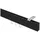 Interdeco GARDINENSTANGE INNENLAUF Smartline Paxo 300 cm (geteilt in 3 x 100 cm), 1-läufig, 14x35 mm Schwarz