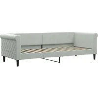 VidaXL Tagesbett Hellgrau 80x200 cm Samt