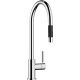Dornbracht TARA Küchenarmatur, Einhebelmischer, Pull-down, mit Brausefunktion, Ausladung 240mm, 33870888-93