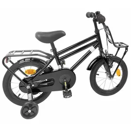 vidaXL Kinderfahrrad 14 Zoll schwarz