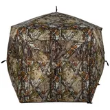 COSTWAY Angelzelt, Personen: 4, Pop-up Jagdzelt mit geräuschfreien Fenstern