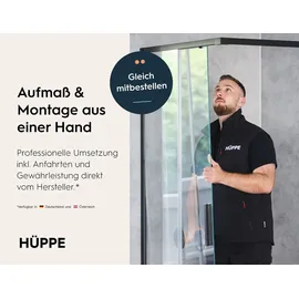 Hüppe Duplo pure Walk-In 180 x 200 cm links Anti-Plaque (DT0004C91322)