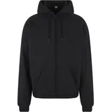 URBAN CLASSICS Zip Classic Sweatshirt Black 4XL