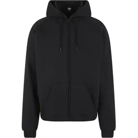 URBAN CLASSICS Zip Classic Sweatshirt Black 4XL