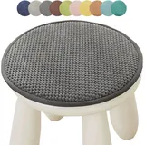 adadvo Sitzkissen Rund, Weiche rutschfeste Sitzauflage, Stuhlkissen für Meisten Stühle, Rund Stuhlhocker, Kissen für Garten, Büro, Schule, Terrasse, Bistro(D7,25cm 10in)