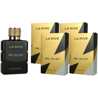 La Rive Mr. Sharp 4 x 100 ml Eau de Toilette EDT Set Herrenparfum OVP NEU