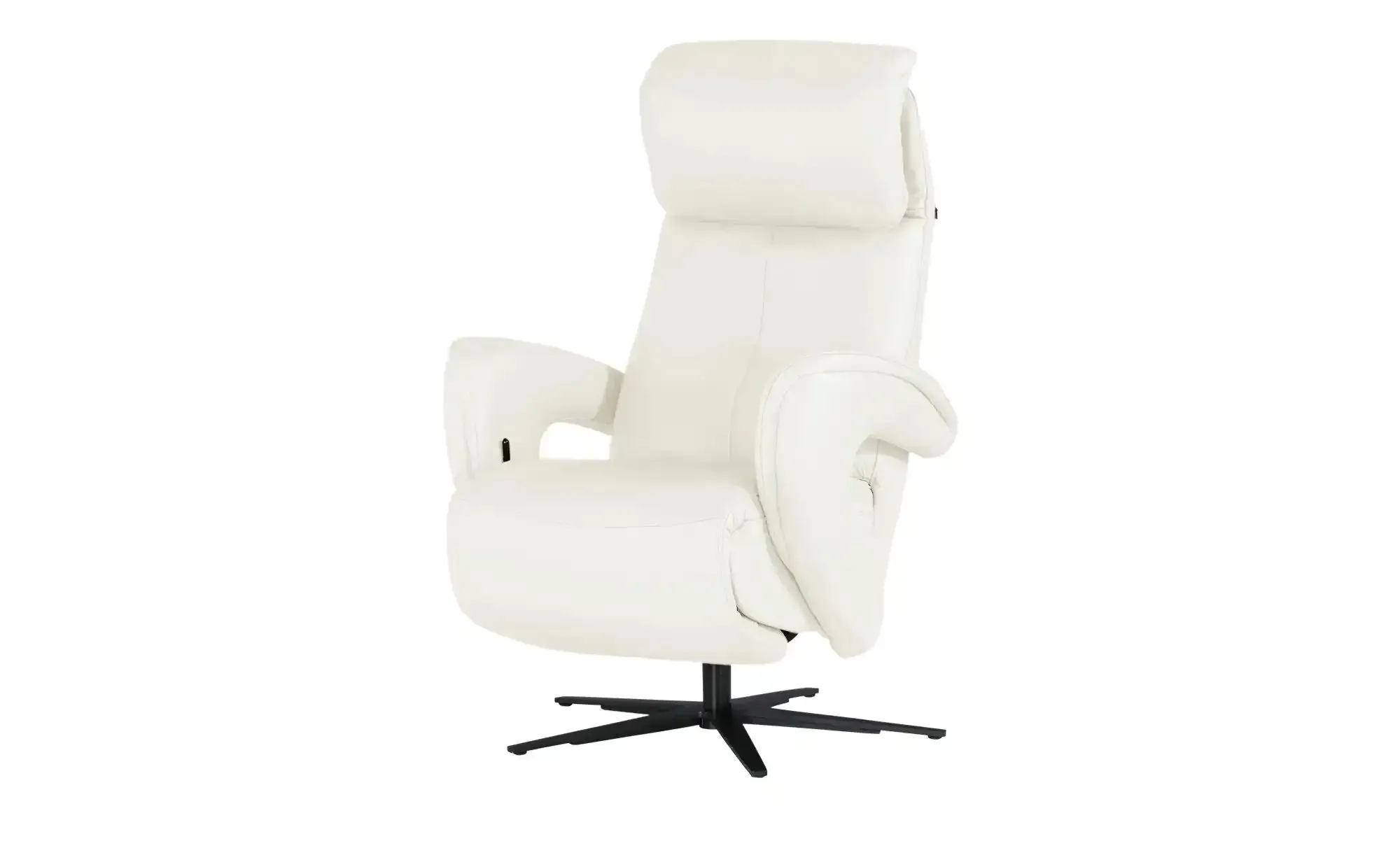 Hukla Relaxsessel aus Leder Pierre ¦ weiß ¦ Maße (cm): B: 75 H: 115 T: 87.0