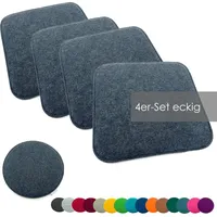 Heimtexland ® Sitzkissen Filz Stuhlkissen Stuhlauflage Indoor Outdoor Kissen