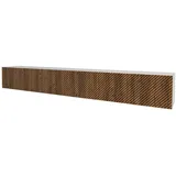 altdecor ZENO Lowboard 300 cm Schwarz/Weiß Holz