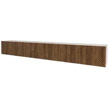 altdecor ZENO Lowboard 300 cm Schwarz/Weiß Holz
