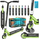 Kesser KESSER® Stunt Scooter X-Limit-Pro 360° Lenkung Funscooter Stuntscooter mit Ständer ABEC 9 Kugellagern, 110 mm PolyurethanRäder , Kickscooter Tretroller Cityroller Trick Roller für Kinder Erwachsene