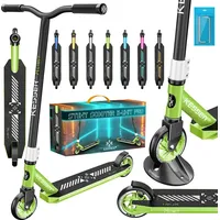 Kesser KESSER® Stunt Scooter X-Limit-Pro 360° Lenkung Funscooter Stuntscooter mit Ständer ABEC 9 Kugellagern, 110 mm PolyurethanRäder , Kickscooter Tretroller Cityroller Trick Roller für Kinder Erwachsene