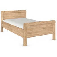 Rauch Einzelbett Stollenbett EVELYN 129 x 210 cm Eiche sonoma braun