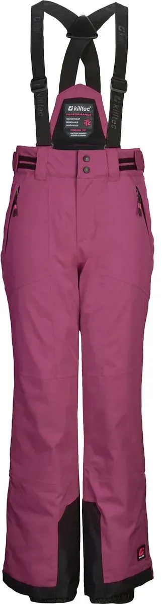 killtec KSW 198 Girls Ski Pants dunkel himbeere (00498) 140