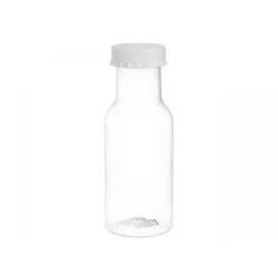 Leere Flasche für Fädelperlen