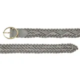LASCANA Damengürtel Leder grau 100 cm
