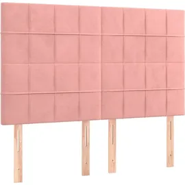 vidaXL Boxspringbett 140 x 200 cm Rosa