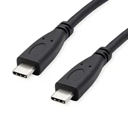 ROLINE RM USB3.2Gen2 Kabel PD20V5A C-C ST/ST 1m - Kabel - Digital/Daten