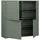 Forte Highboard 124,5 x 121,5 x 34,9 cm Salbei