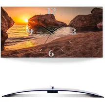 ARTland Sonnenuntergang und Strand 50,0 cm S7LF beige