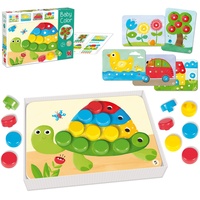 Goula Jumbo Spiele D53140 GOULA - Baby Color - Holzspiel für Kleinkinder - Ab 2 Jahren