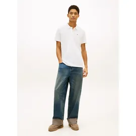 Tommy Hilfiger Poloshirt Modell 'TJM SLIM PLACKET POLO EXT', Offwhite, L