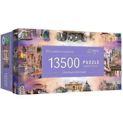 Trefl Puzzle Trefl 81030 Städte jenseits der Wolken Puzzle, 1500 Puzzleteile, Made in Europe bunt