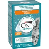 PURINA ONE HYDRALIFE, Katzenfutter Nass Zur Flüssigkeitsversorgung, Mit Huhn, 48