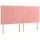 vidaXL Boxspringbett mit Matratze Rosa 180x200 cm Samt